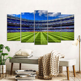 Empty Football Stadium - Canvas Wall Art