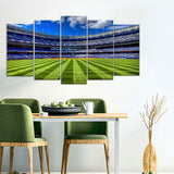 Empty Football Stadium - Canvas Wall Art