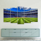 Empty Football Stadium - Canvas Wall Art