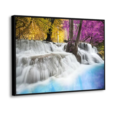 Enchanted Cascade Fantasy Waterfall Canvas Wall Art