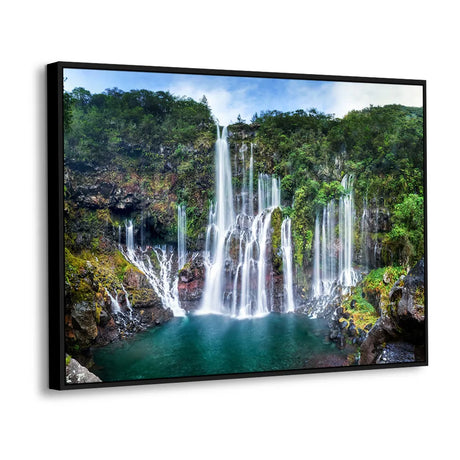 Enchanted Cascade Waterfall Canvas Wall Art
