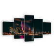 Erasmus Bridge Rotterdam Night View Canvas Wall Art