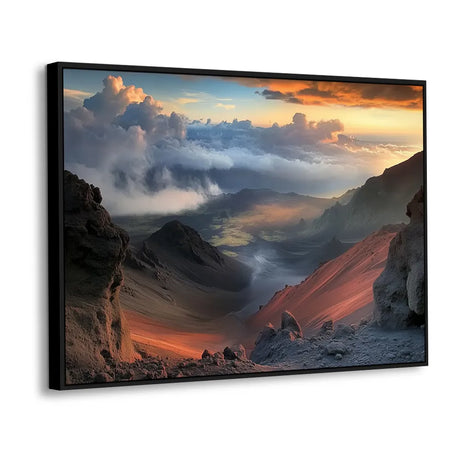 Ethereal Mountain Vista Canvas Wall Art