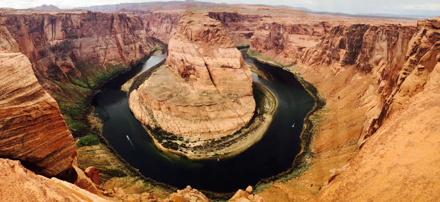 Horseshoe Bend Canyon Canvas Wall Art
