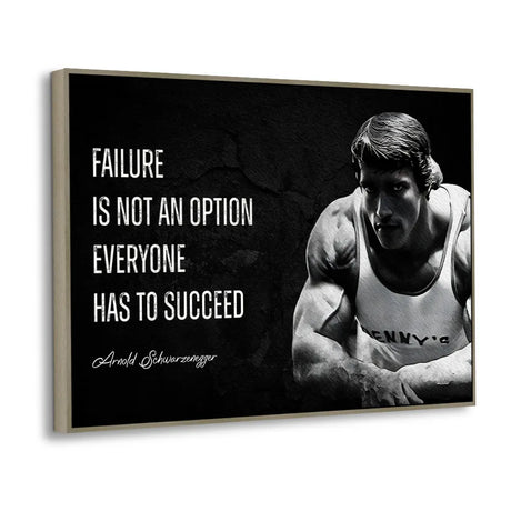 Failure Is Not an Option Canvas Wall Art