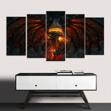 Fantasy Dragon Canvas Wall Art