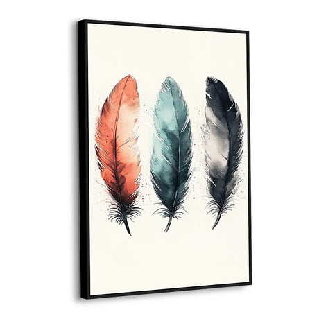 Feather Canvas Wall Art