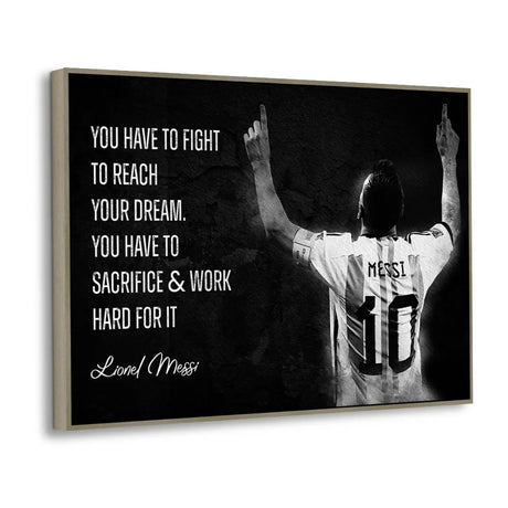 Fight for Your Dream Canvas Wall Art