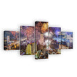 Fireworks in Bangkok Canvas Wall Art