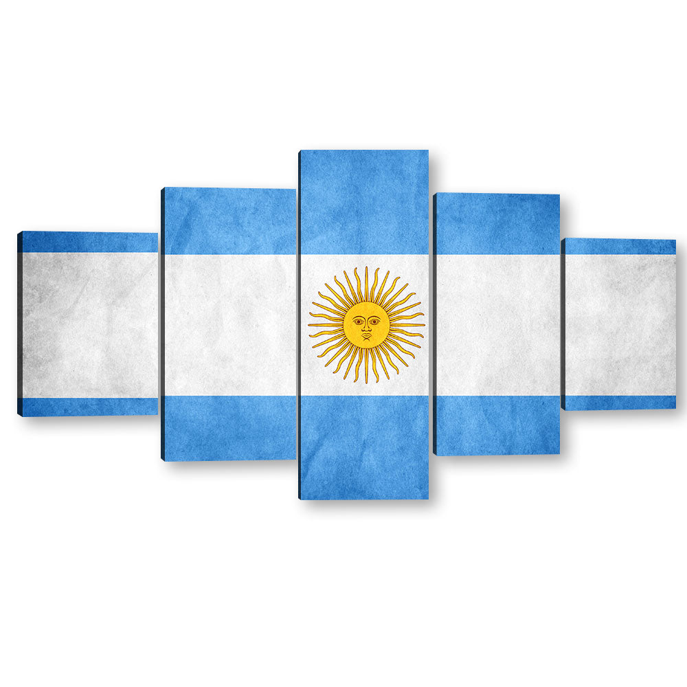 Flag of Argentina Canvas Wall Art