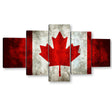 Flag of Canada Canvas Wall Art