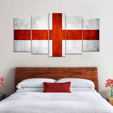 Flag of England Canvas Wall Art