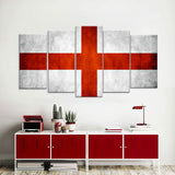 Flag of England Canvas Wall Art