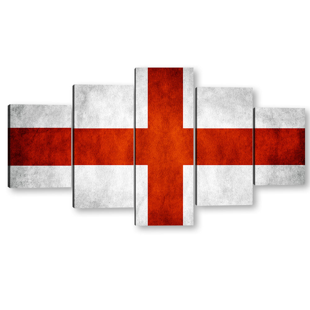 Flag of England Canvas Wall Art