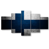 Flag of Finland Canvas Wall Art