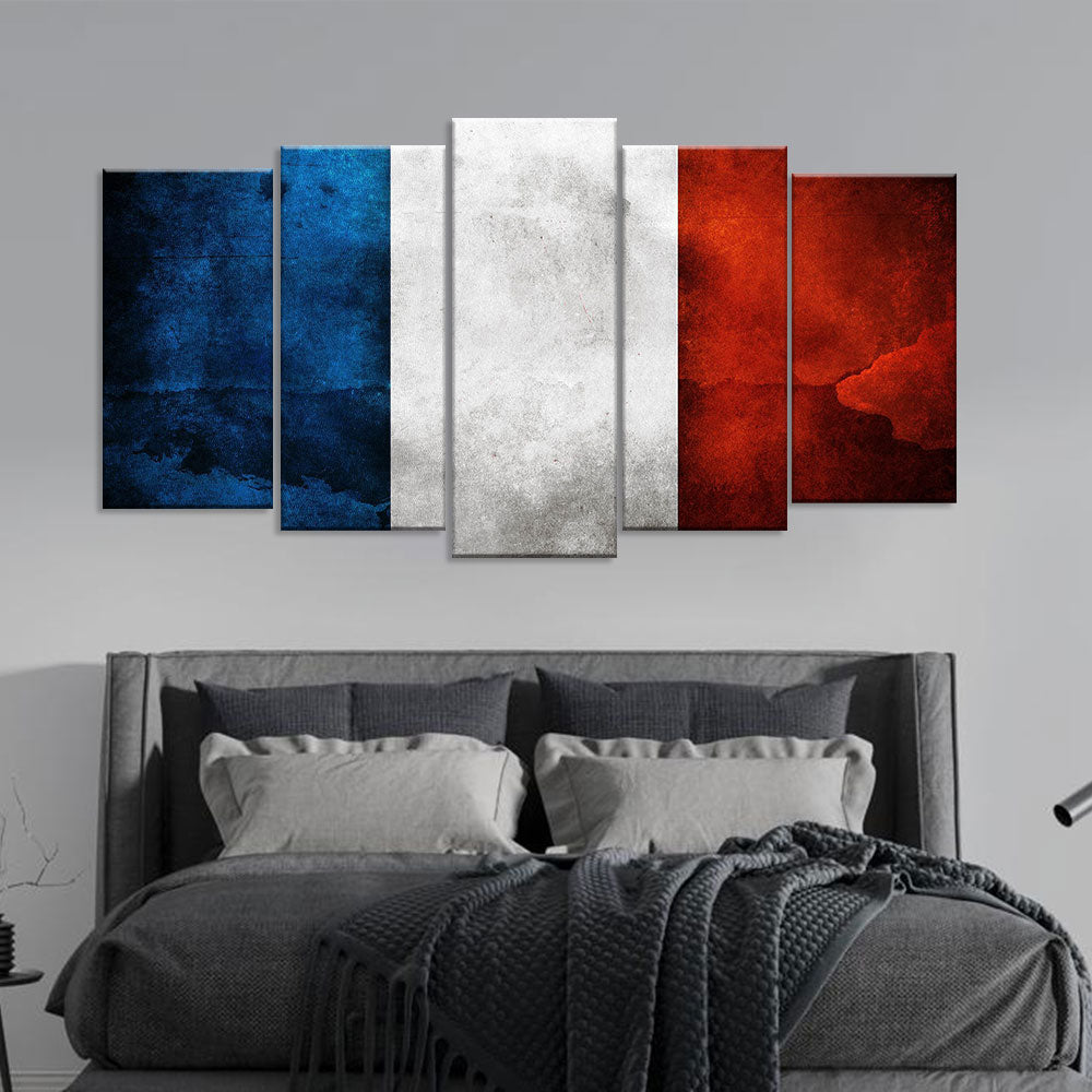 Flag of France Canvas Wall Art