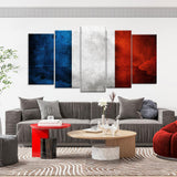 Flag of France Canvas Wall Art