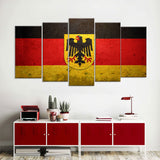 Flag of Germany Canvas Wall Art