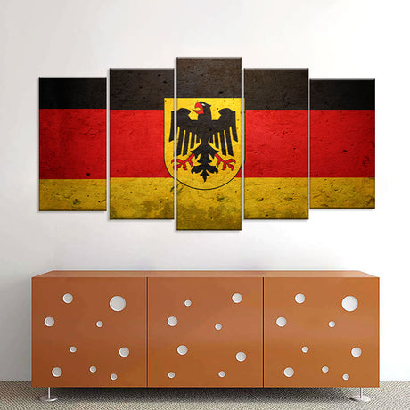 Flag of Germany Canvas Wall Art