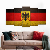 Flag of Germany Canvas Wall Art