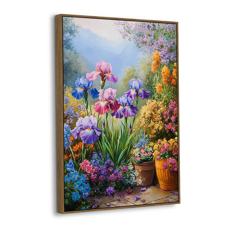 "Floral Serenity" Canvas Wall Art