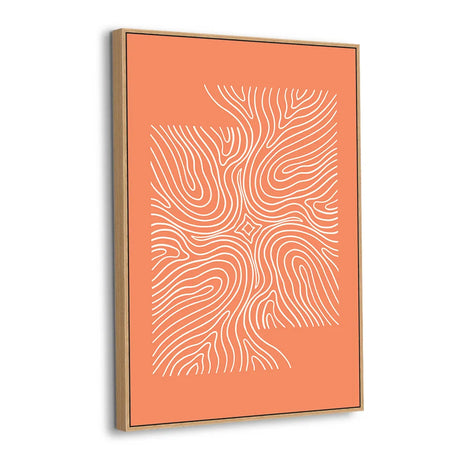 Flow Lines Abstract Canvas Wall Art