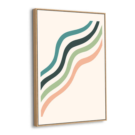 Flow of Serenity Abstract Canvas Wall Art