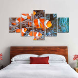 Multi-Panel Clownfish Canvas Wall Art