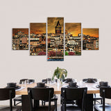 Galata Tower Canvas Wall Art – A Stunning Skyline Masterpiece