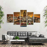 Galata Tower Canvas Wall Art – A Stunning Skyline Masterpiece