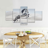 Multi-Panel Galloping Horse Canvas Wall Art