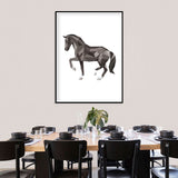 Geometric Horse Canvas Wall Art