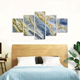 "Golden Vein Marble" Canvas Wall Art