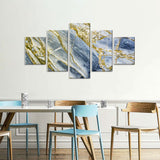 "Golden Vein Marble" Canvas Wall Art