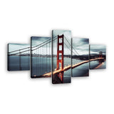 Golden Gate Bridge Canvas Wall Art - Multi-Panel Design