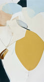 Golden Balance Abstract Canvas Wall Art