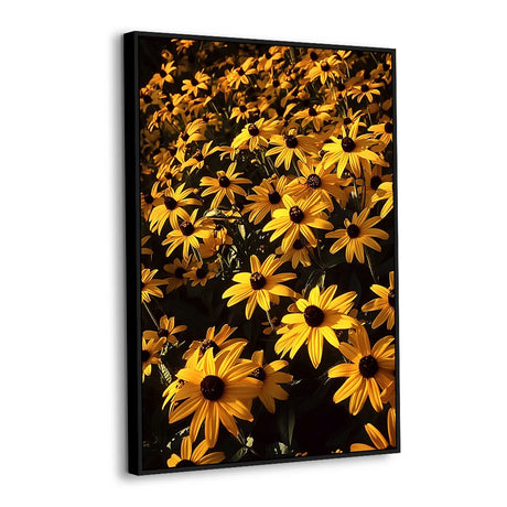 Golden Daisy Field Canvas Wall Art – Nature-Inspired Decor