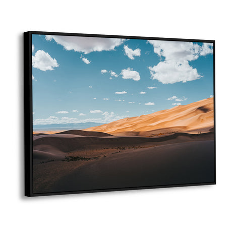 Golden Sands - Majestic Desert Landscape Canvas Wall Art