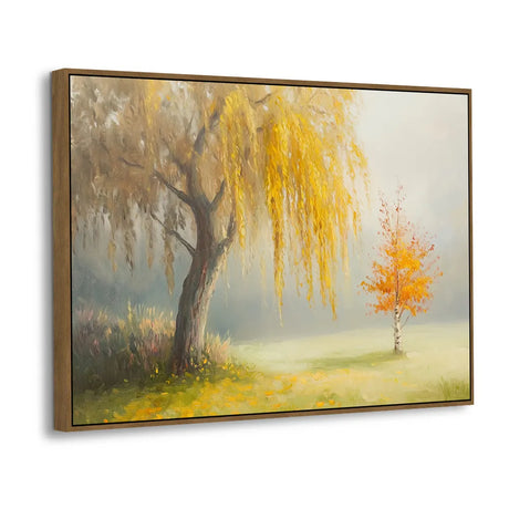 Golden Serenity Canvas Wall Art
