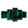 Green Rose Canvas Wall Art