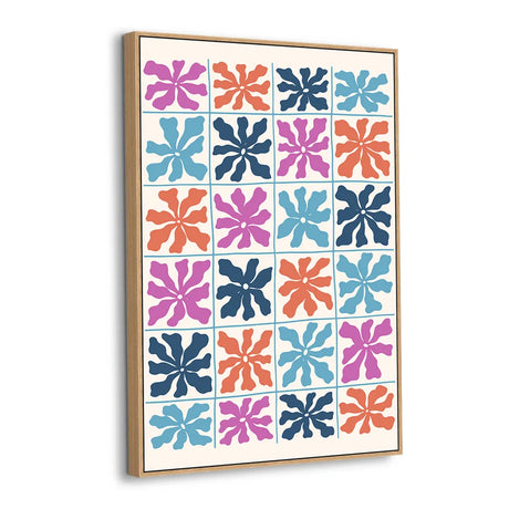 Groovy Garden Grid Canvas Wall Art