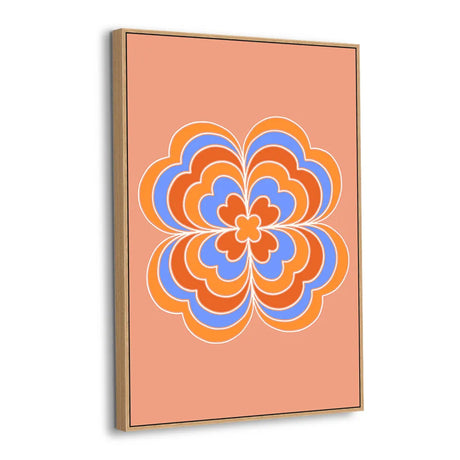 Groovy Petal Harmony Canvas Wall Art