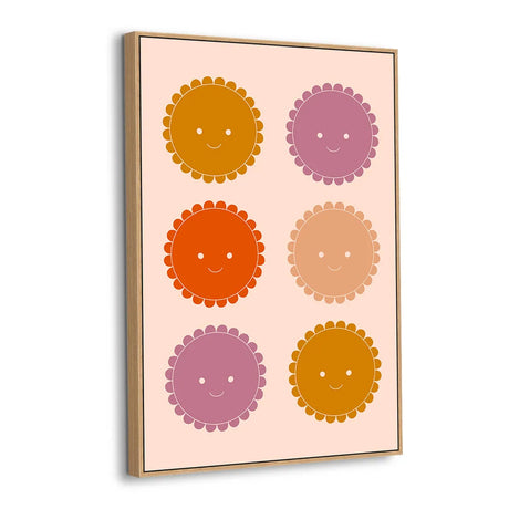 Happy Little Suns Canvas Wall Art