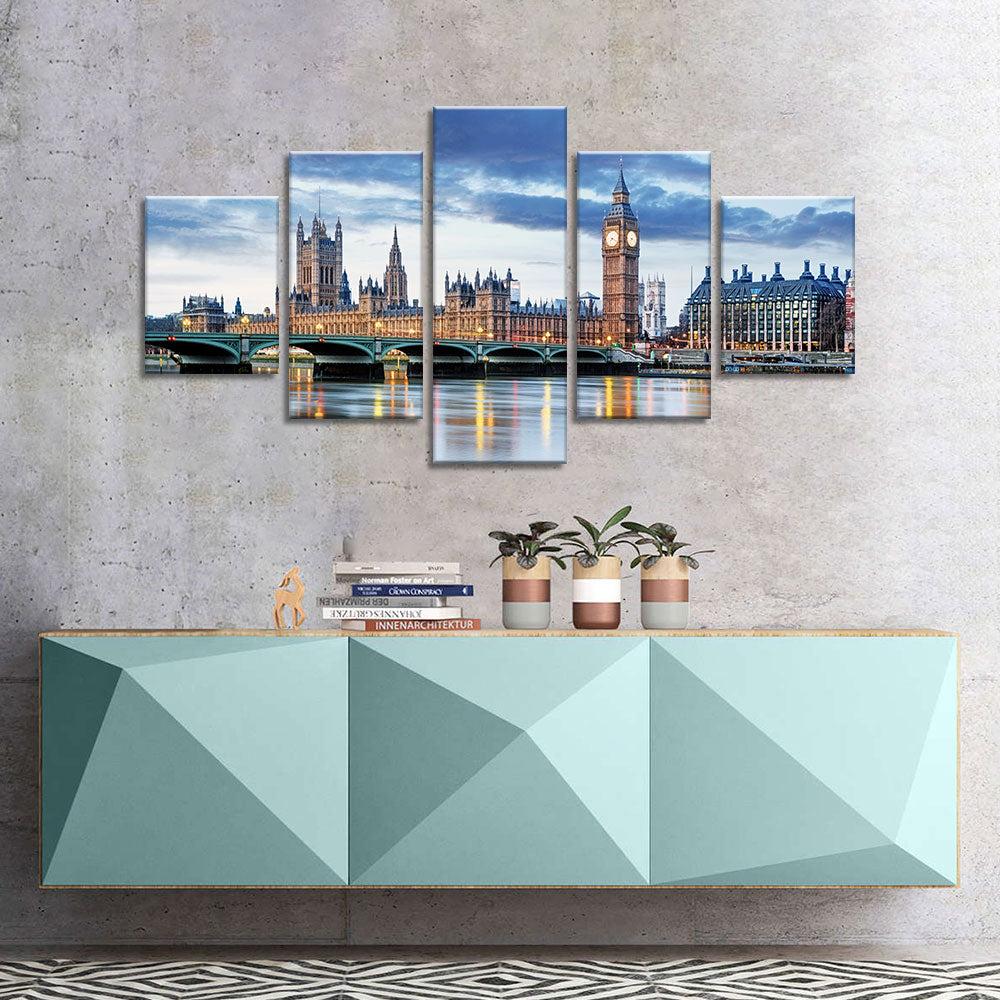 House of Parliament London Canvas Wall Art