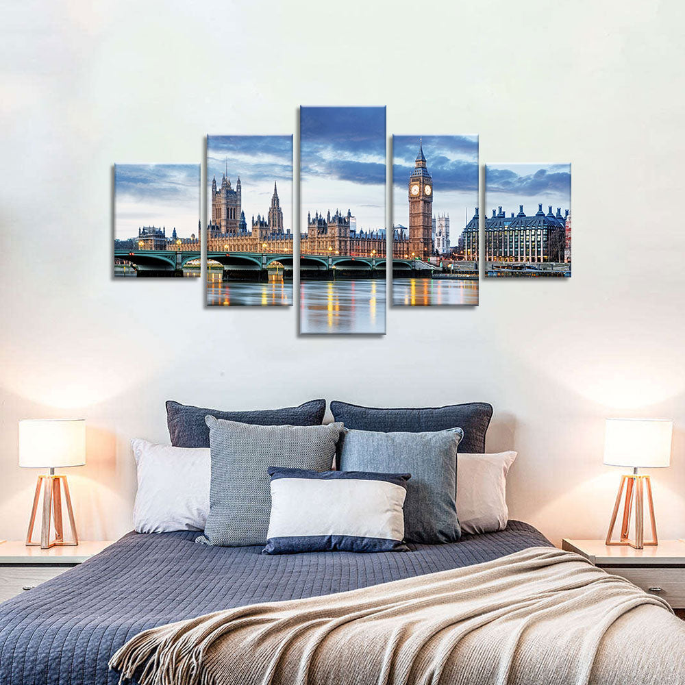 House of Parliament London Canvas Wall Art