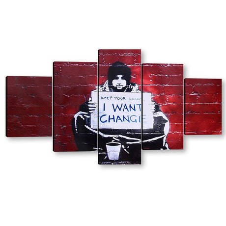 Keep Your Coins, I Want Change Canvas Wall Art