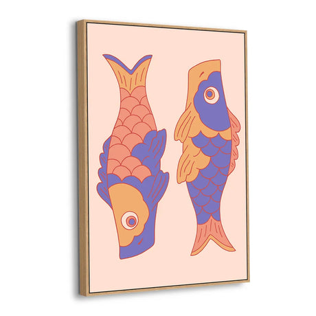 Koi Harmony Canvas Wall Art