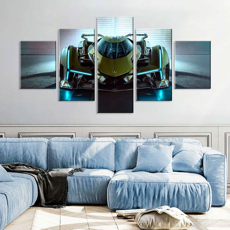 Lamborghini Concept Car Canvas Wall Art