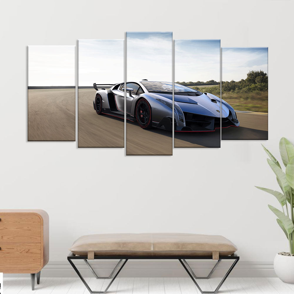 Lamborghini Veneno Canvas Wall Art