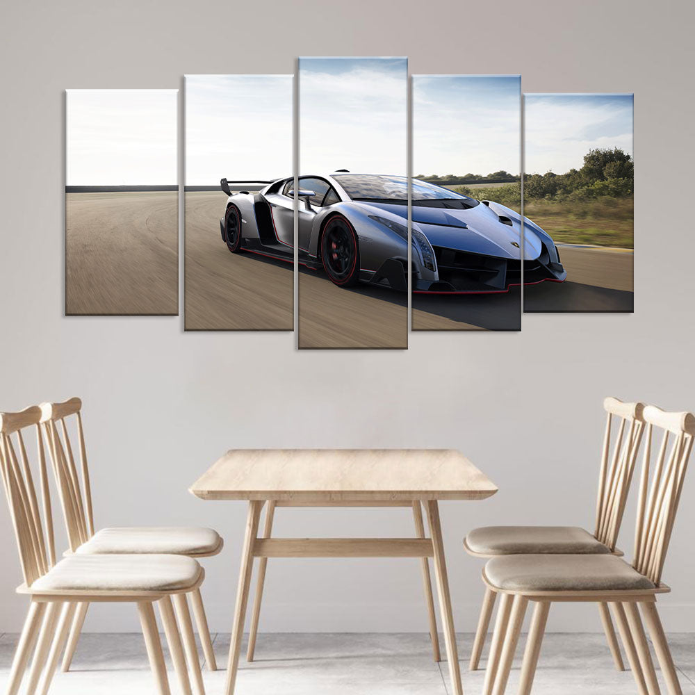 Lamborghini Veneno Canvas Wall Art